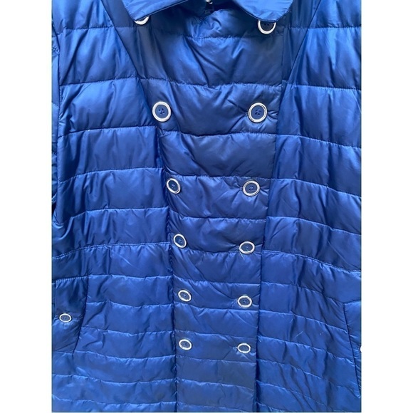 Versace 19.69 Navy Puffer Jacket with Silver Hardware 19V69 I Size: 2X - Picture 2 of 16